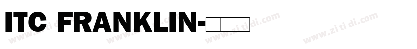 ITC FRANKLIN字体转换